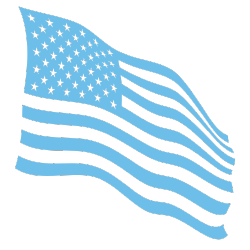 An American flag icon.